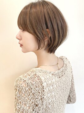 セイドット リー(Say. Ree) say.ショートボブひし形ショートオリーブヘーゼルグレージュ