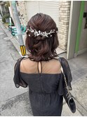 ボブレイヤーヘアアレンジ