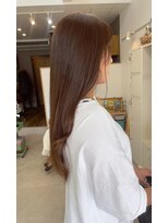 オリビアヘアー(OLIVIA HAIR) 艶ブラウン×髪質改善カラー×マーブ