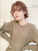 ノラキチジョウジ(NORA KICHIJOJI)&nbsp;ウルフボブロングレイヤー耳かけフェイスレイヤーレイヤーボブ