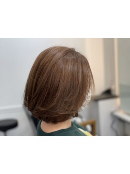 毛先のまとまり、伸びた後の事まで計算したカットが魅力の一つ＊再現性の高いカットで毎日のセットも楽に◎
