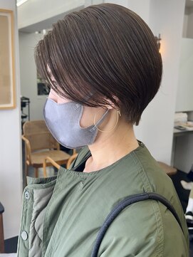 シベルバレー 横浜(sibell) ＊30代40代前髪なしショートハンサムショートショートレイヤー