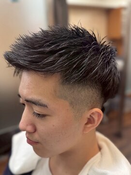 ヒロギンザ 難波店(HIRO GINZA) ミドルフェード/難波/南海難波駅/バーバー