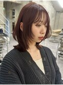 お洒落なレイヤーカット韓国ボブレイヤーボブ渋谷タッセルボブ