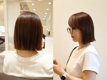 リノ(lino)の写真/<草津>似合うか心配…初めてのボブも、安心してお任せください♪