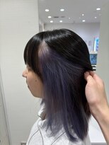 ケンジ 平塚 アネッタ(KENJE annetta)&nbsp;ハイトーンインナーカラー　パープル