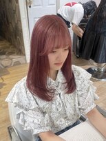 テトラ バイ ネオリーブ 横浜西口店(tetra by neolive)&nbsp;ピンクラベンダー　ハイトーン　ケアブリーチ　ロング　横浜★