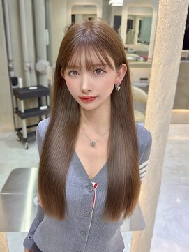 ディーバ 横浜(D.I.E.V.A) 10代20代30代大人上品韓国ヘア艶髪ミルクティーオリーブベージュ