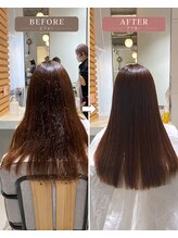 髪質改善でここまで変わる。Before→After