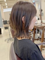 キアラ(Kchiara)&nbsp;白髪染めオリーブグレージュ×結べるくびれボブ福岡Kchiara奥野