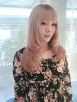 ロット(lot)&nbsp;【kanau】ペールピンクカラー/レイヤーカット
