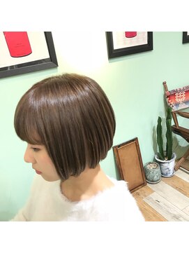 ラべリー 池袋(LOVELEY) お客様Style26 ミルクティーベージュ ダブルカラー