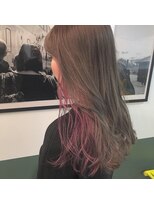 クラン(clan)&nbsp;ピンクアッシュゆるウェーブロング