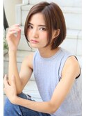 20代30代40代50代小顔カット黒髪ワンレンボブルフネビージュ前髪