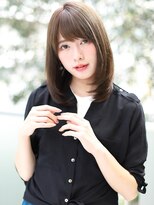 アンド ストーリーズ(&STORIES)&nbsp;大人可愛い厚めバングナチュラルストレート