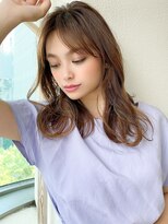 アフロート ディル(AFLOAT D'L)&nbsp;アフロートeri大人可愛い似合わせ小顔モテ髪ミディアムレイヤー