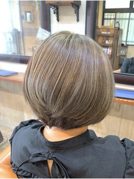 ヘアーデザイン ジュモク(Hair Design Jumoku) 細めハイライト