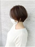 横顔美人ショート【麻生/札幌ショート/白髪】