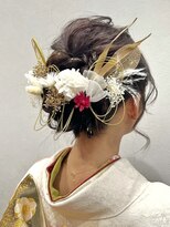 カモン(CAMON) 水引きアレンジ♪(成人式ヘア)