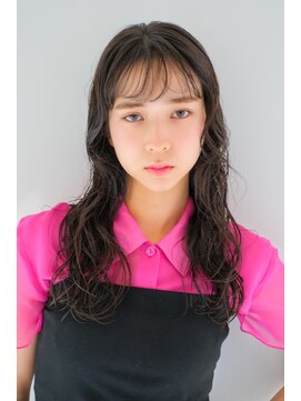 ヘアサロン ガリカ 表参道(hair salon Gallica) 【風香】大人巻きウェーブ巻き+柔色ショコラアッシュ