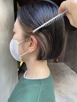 エムプラス 二子玉川(Mplus) ●コンパクトボブ/インナーカラー●