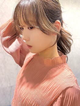 アース コアフュールボーテ 新潟青山店(EARTH coiffure beaute)の写真/大人気《韓国風顔周りカット》で期待以上に可愛く変身♪骨格や生え癖に合わせてご提案いたします◎