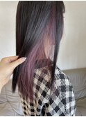 *インナーカラー×ピンクバイオレット*