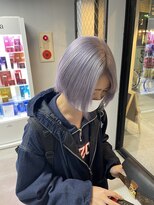 ヘアスタジオワン 藤沢店(HAIR STUDIO ONE)&nbsp;パープルシルバーボブ