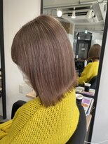 ラフ 難波店(LAFF) #黒髪#ボブルフ#ネビージュ#小顔#ワンレン