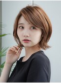 前髪なし外はねボブ20代30代40代【AIN.表参道】川原大地