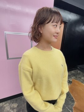 キジ(KIJI) ブリーチパーマ ナチュラルスパイラル