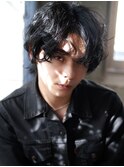 salonLylaオリジナルウェーブ ラギッドマッシュウルフ