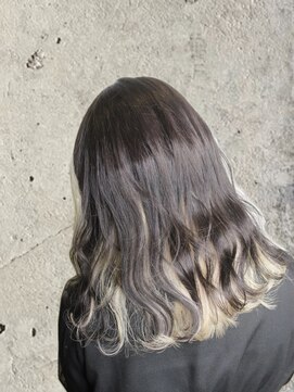 ヘアーデザイン グランツ 平成店(hair design Granz) インナーカラー×ホワイトベージュ