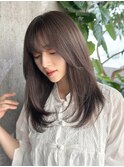 ミディアムレイヤー/ワンカール/ハイライト/くびれレイヤー