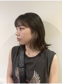 くびれミディアムオリーブアッシュインナーベージュ