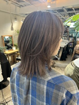 ロア インターナショナル 新宿店(LoA International) 【LoA】マロンベージュ秋色ブリーチ