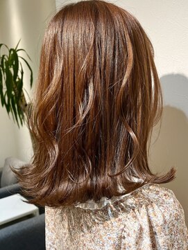 エイクス ヘア デザイン×美髪クリニック 千葉(AQs hair design) ふわっとやわらかピンクココアカラー♪小西 輝