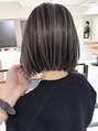ジルブラン 錦糸町(JIL BLAN)&nbsp;ボブ×細めグレージュハイライトが幅広い年代に人気◎