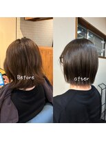 ノエル(NOEL)&nbsp;赤み消しカラー☆切りっぱなしスタイル