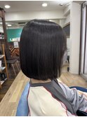 20代30代40代50代　アゴ下3センチボブ　髪質改善/美髪矯正