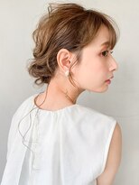 キリ 表参道(kyli)&nbsp;ドレスヘアパーティー秋ヘアアレンジハーフアップ#02af0910