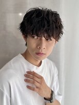 クロト(Clotho) 波巻き/スパイラルパーマツイストスパイラルメンズカットウルフ