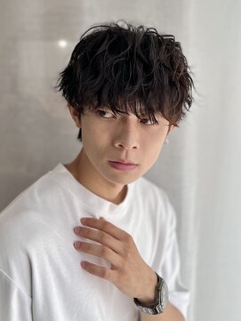 クロト(Clotho) 波巻き/スパイラルパーマツイストスパイラルメンズカットウルフ