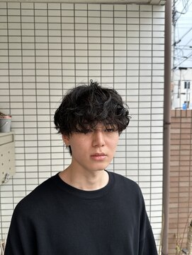 MEN’S HAIR/波巻ツイストスパイラル/フェザーパーマ/船橋