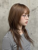 エイチ ウルフカット 大阪梅田(811)&nbsp;フェイスフレーミングルーツカラーネオウルフ天使の羽バングボブ
