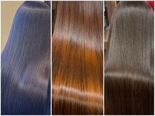 【美髪矯正】アイロンは使わず、乾かしただけの仕上がりでツルツルにできます！