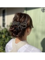 ヘアーレクスアリイ(Hair Lex Alii)&nbsp;ふわふわシニヨン/お祭りセット/ヘアアレンジ