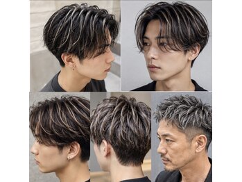Daylu MEN【デイルメン】【6月9日 NEW OPEN（予定）】の写真/計算されたハイライトで圧倒的な立体感を。マンツーマンで創る、貴方だけのデザインカラー。