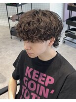 エイド 渋谷(aid) マッシュウルフ×シャドウパーマ