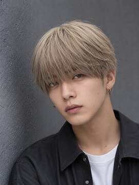 メンズリュール 心斎橋(Men's Lueur.) ミルクティーベージュ×ナチュラルマッシュ/メンズ マッシュ